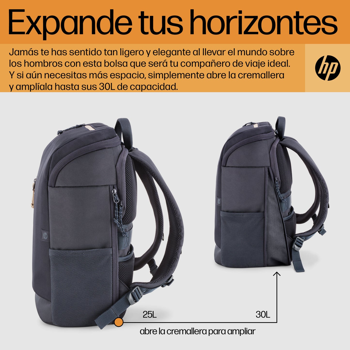HP Travel - Mochila para transporte de portátil - hasta 156\" - hierro forjado - para Victus by HP Laptop 15 Laptop 15 15s Pavilion x360 Laptop Pro x360 Guatemala