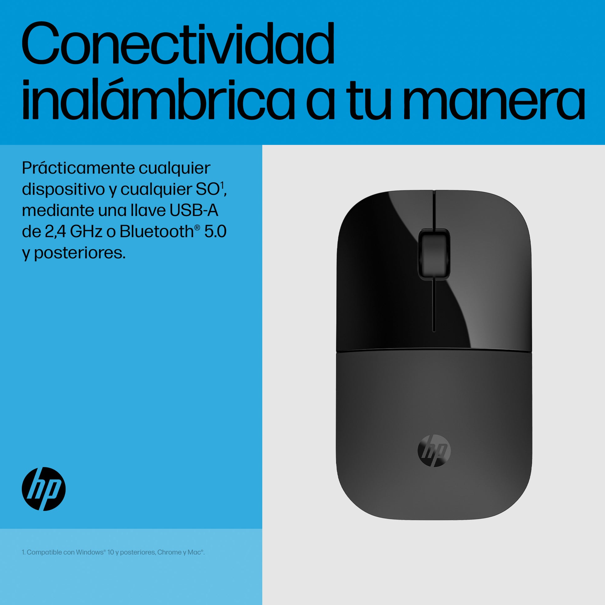 HP - Z3700 - Ratón - Inalámbrico - Jack Black Guatemala