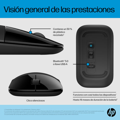 HP - Z3700 - Ratón - Inalámbrico - Jack Black Guatemala