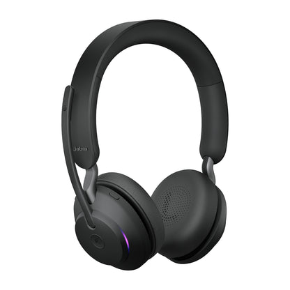 Jabra Evolve2 65 MS Stereo - Auricular - en oreja - Bluetooth - inalámbrico - USB-A - aislamiento de ruido - negro - Certificado para Equipos de Microsoft Guatemala
