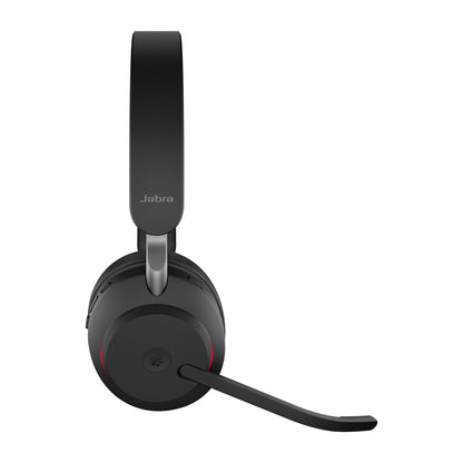 Jabra Evolve2 65 MS Stereo - Auricular - en oreja - Bluetooth - inalámbrico - USB-A - aislamiento de ruido - negro - Certificado para Equipos de Microsoft Guatemala
