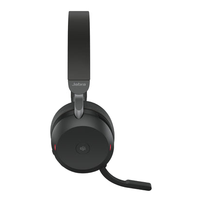 Jabra Evolve2 75 - Auricular - en oreja - Bluetooth - inalámbrico - cancelación de sonido activo - USB-A - aislamiento de ruido - negro - Certificado para Equipos de Microsoft Guatemala
