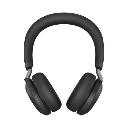 Jabra Evolve2 75 - Auricular - en oreja - Bluetooth - inalámbrico - cancelación de sonido activo - USB-A - aislamiento de ruido - negro - Certificado para Equipos de Microsoft Guatemala