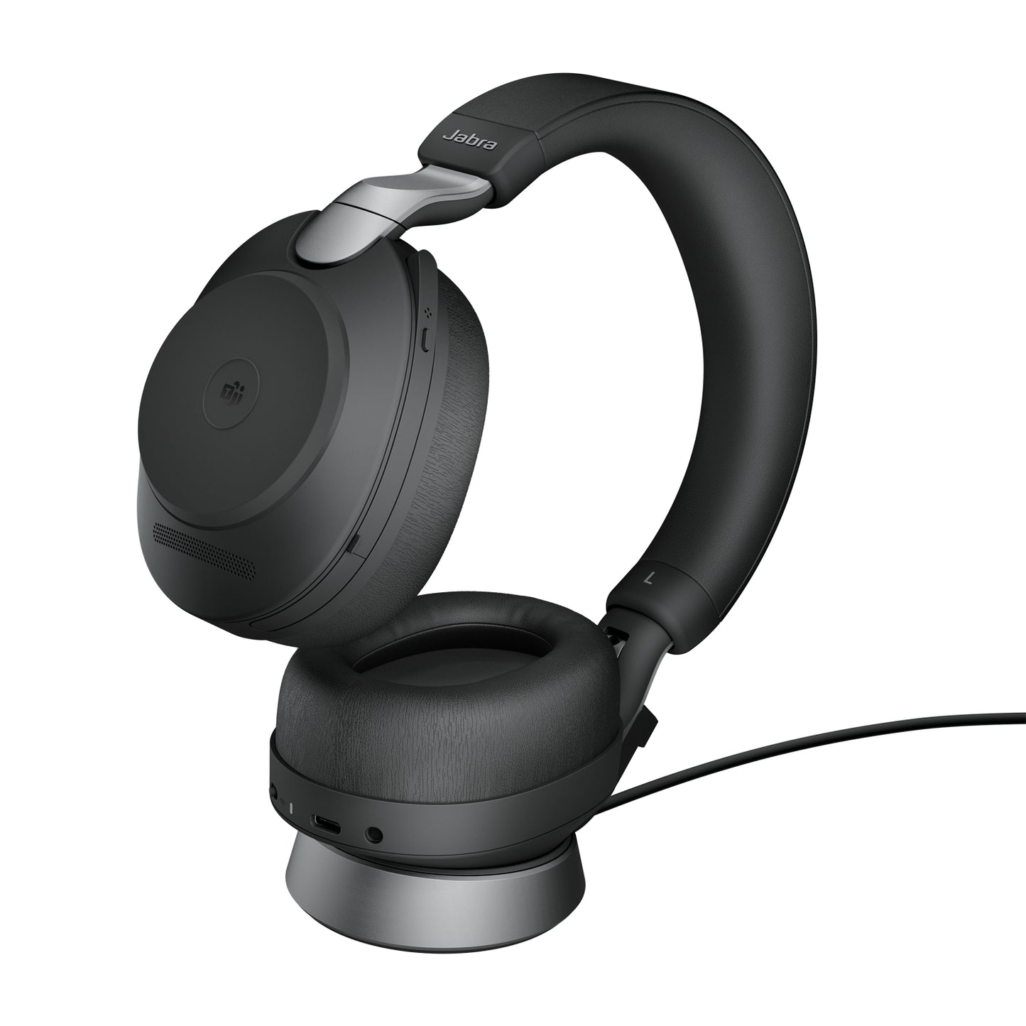 Jabra Evolve2 85 MS Stereo - Auricular - tamaño completo - Bluetooth - inalámbrico cableado - cancelación de sonido activo - conector de 35 mm - aislamiento de ruido - negro - Certificado para Equipos de Microsoft Guatemala