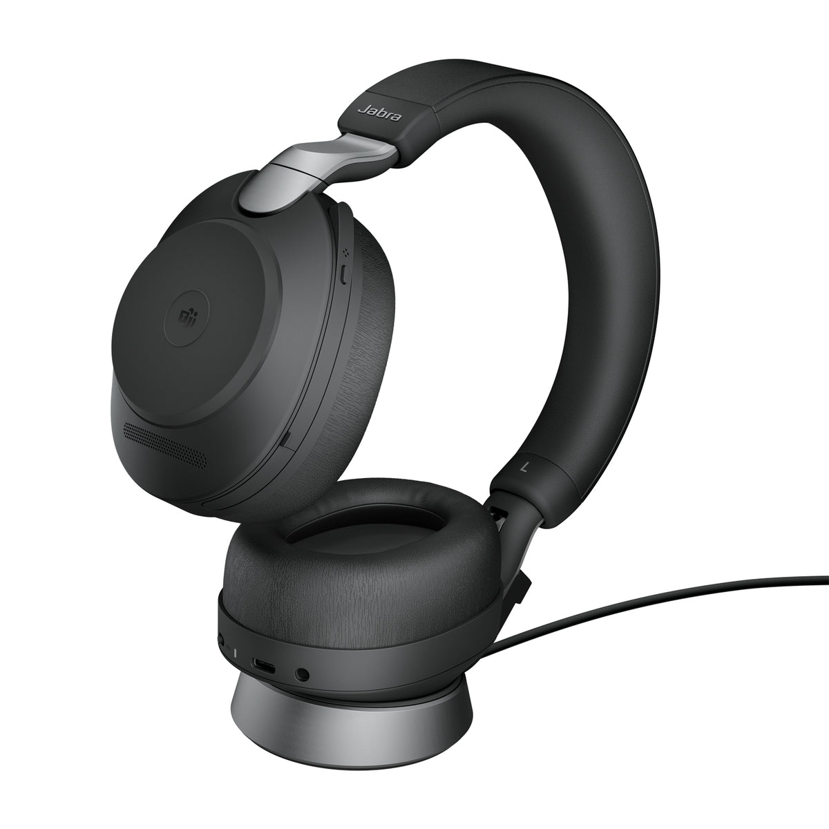 Jabra Evolve2 85 MS Stereo - Auricular - tamaño completo - Bluetooth - inalámbrico cableado - cancelación de sonido activo - conector de 35 mm - aislamiento de ruido - negro - Certificado para Equipos de Microsoft Guatemala