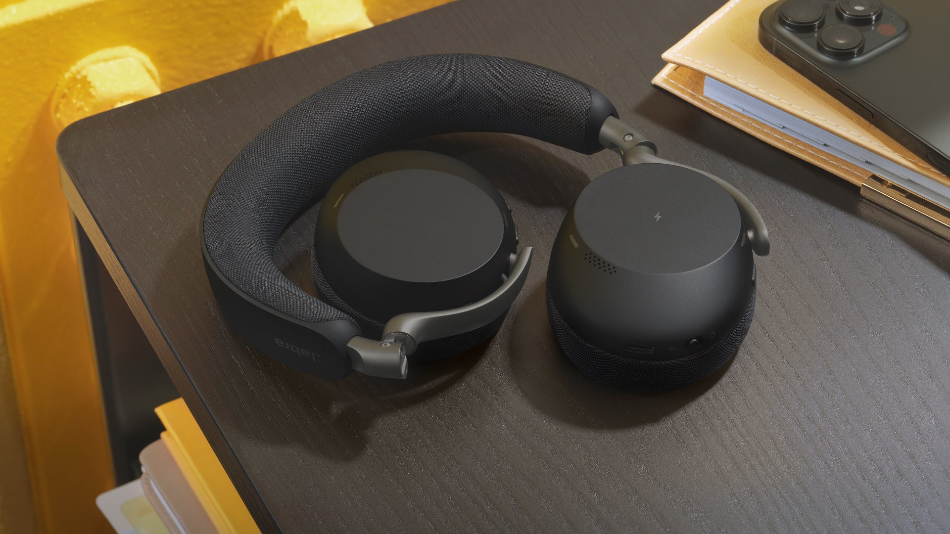 Jabra Evolve3 - Headphones - Wireless - 75 MS Link390c Black Guatemala