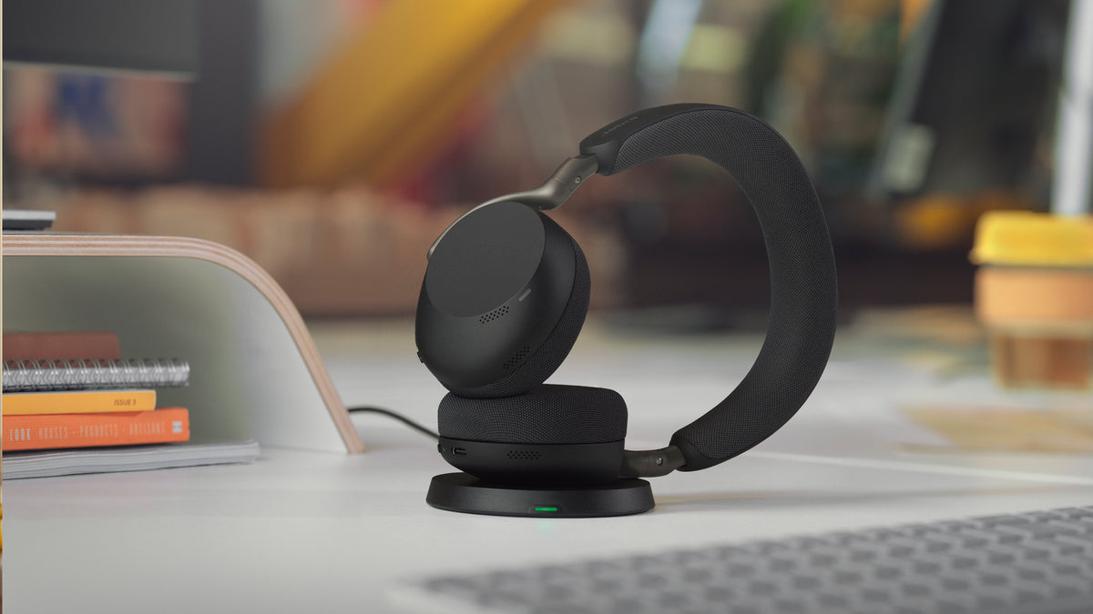 Jabra Evolve3 - Headphones - Wireless - 75 MS Link390c Black Guatemala