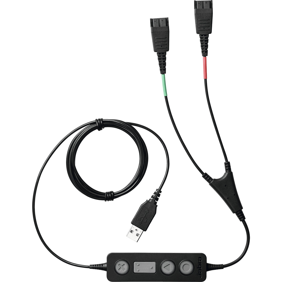 Jabra LINK 265 - Adaptador para auriculares - USB macho a Desconexión rápida Guatemala