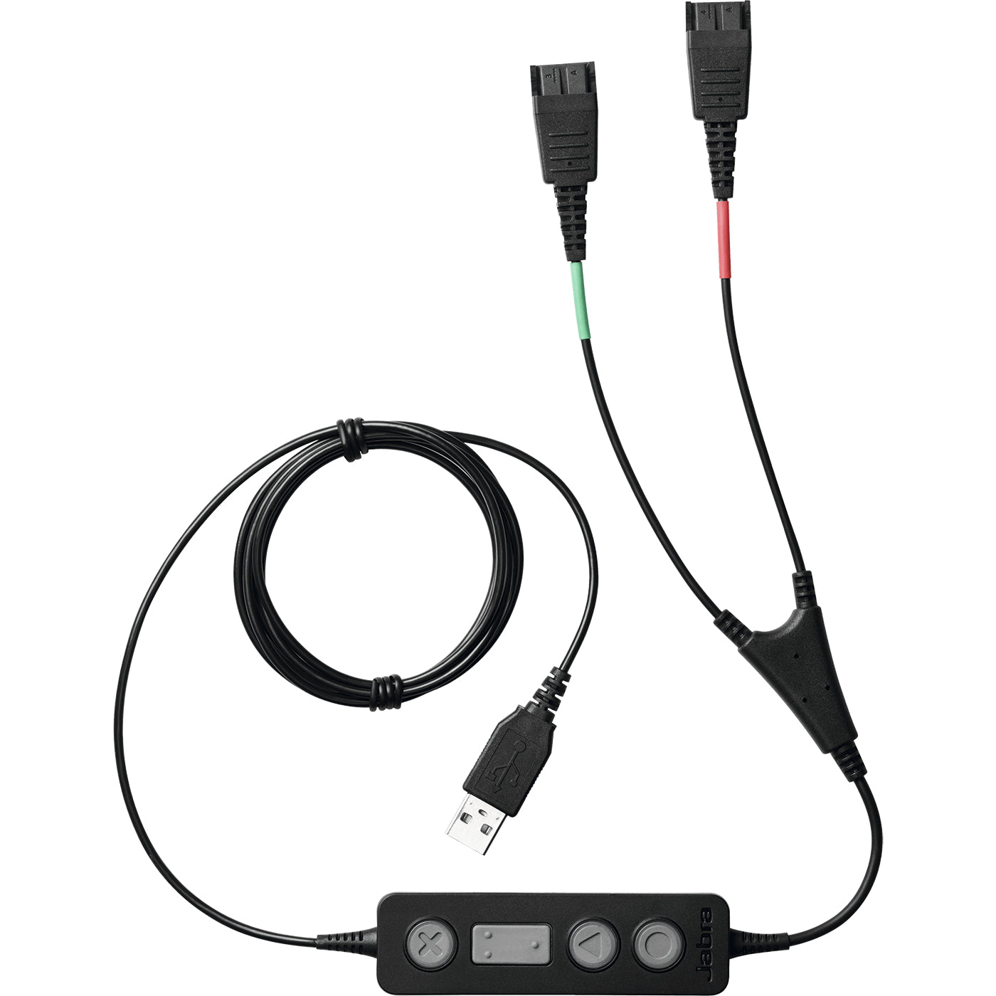 Jabra LINK 265 - Adaptador para auriculares - USB macho a Desconexión rápida Guatemala
