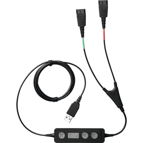 Jabra LINK 265 - Adaptador para auriculares - USB macho a Desconexión rápida Guatemala