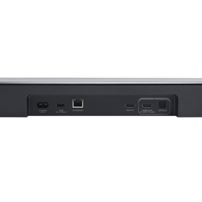 Conexiones HDMI eARC y óptica de la JBL Bar 800MK2