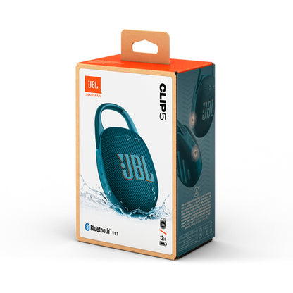 JBL Clip 5 - Speaker - for portable use - wireless - Bluetooth - App-controlled - 7 Watt - blue Guatemala