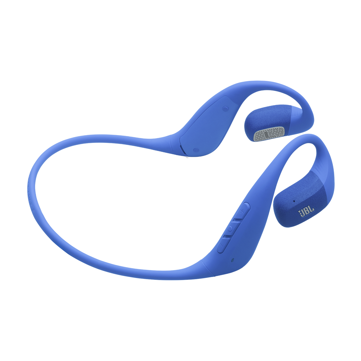 Detalle de los auriculares JBL Endurance Pace en color azul