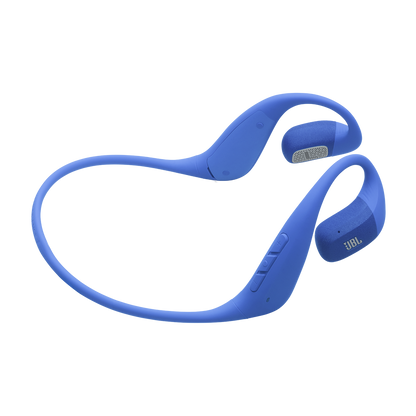 Detalle de los auriculares JBL Endurance Pace en color azul