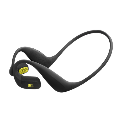 JBL Endurance Pace Negro Black Lime vista lateral