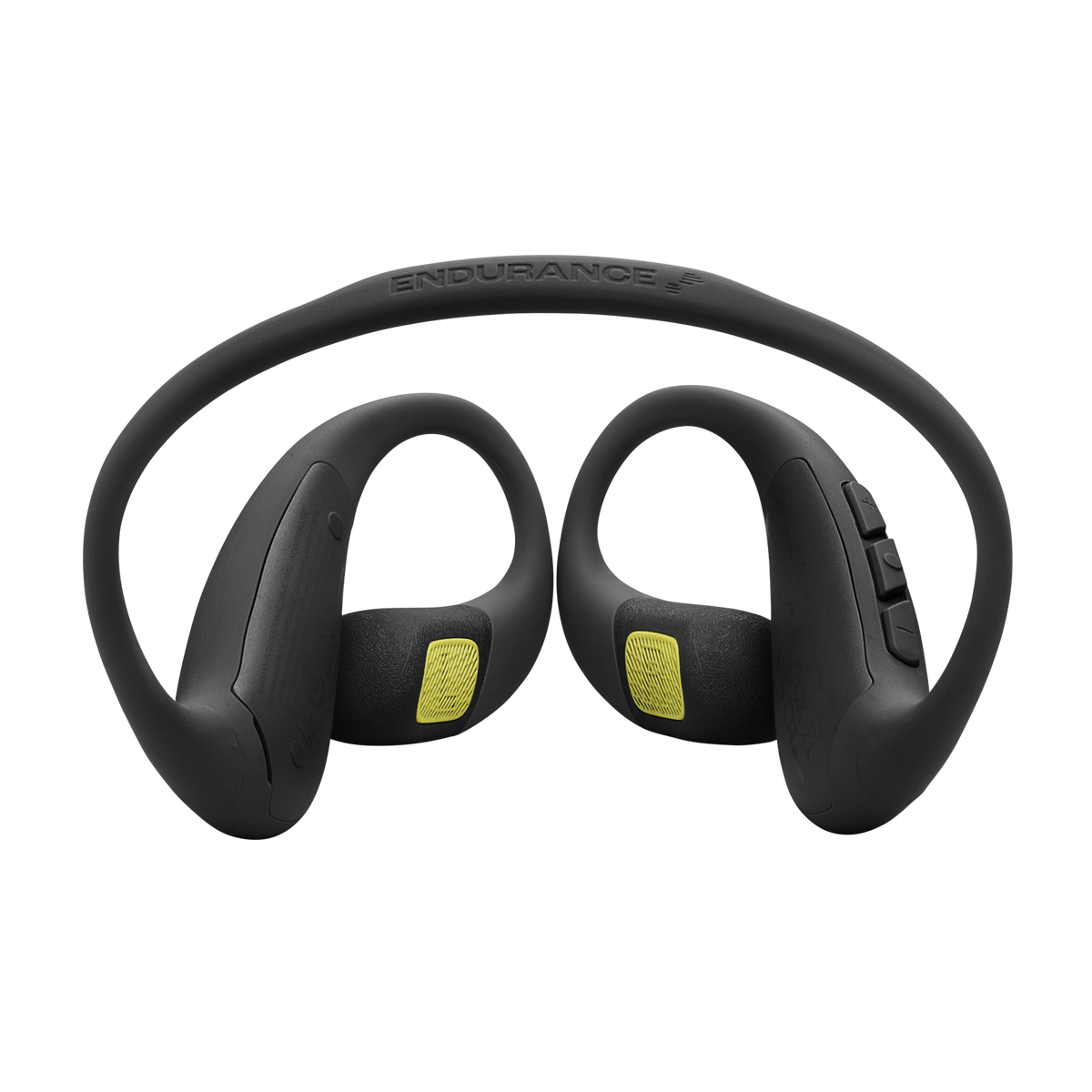 JBL Endurance Pace Negro Black Lime vista posterior