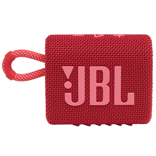 JBL Go 3 - Altavoz - para uso portátil - inalámbrico - Bluetooth 5.1 - 4.2 vatios - rojo Guatemala