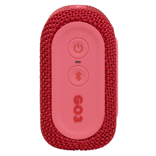 JBL Go 3 - Altavoz - para uso portátil - inalámbrico - Bluetooth 5.1 - 4.2 vatios - rojo Guatemala