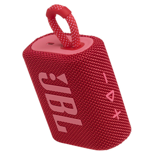 JBL Go 3 - Altavoz - para uso portátil - inalámbrico - Bluetooth 5.1 - 4.2 vatios - rojo Guatemala