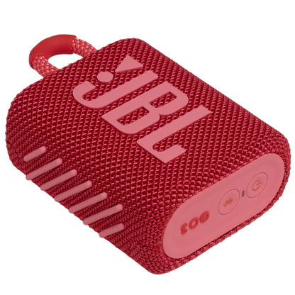JBL Go 3 - Altavoz - para uso portátil - inalámbrico - Bluetooth 5.1 - 4.2 vatios - rojo Guatemala