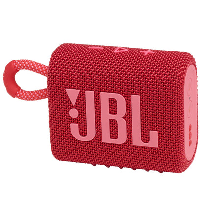 JBL Go 3 - Altavoz - para uso portátil - inalámbrico - Bluetooth 5.1 - 4.2 vatios - rojo Guatemala