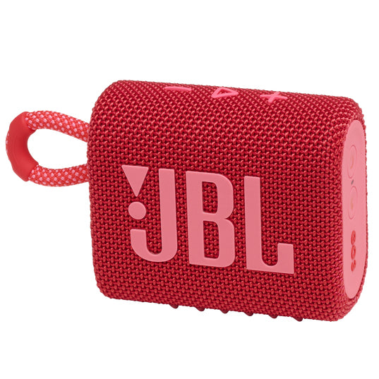 JBL Go 3 - Altavoz - para uso portátil - inalámbrico - Bluetooth 5.1 - 4.2 vatios - rojo Guatemala