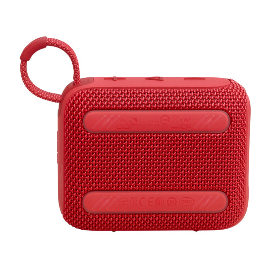 JBL Go 4 - Altavoz - para uso portátil - inalámbrico - Bluetooth - controlado por aplicación - 4.2 vatios - rojo Guatemala