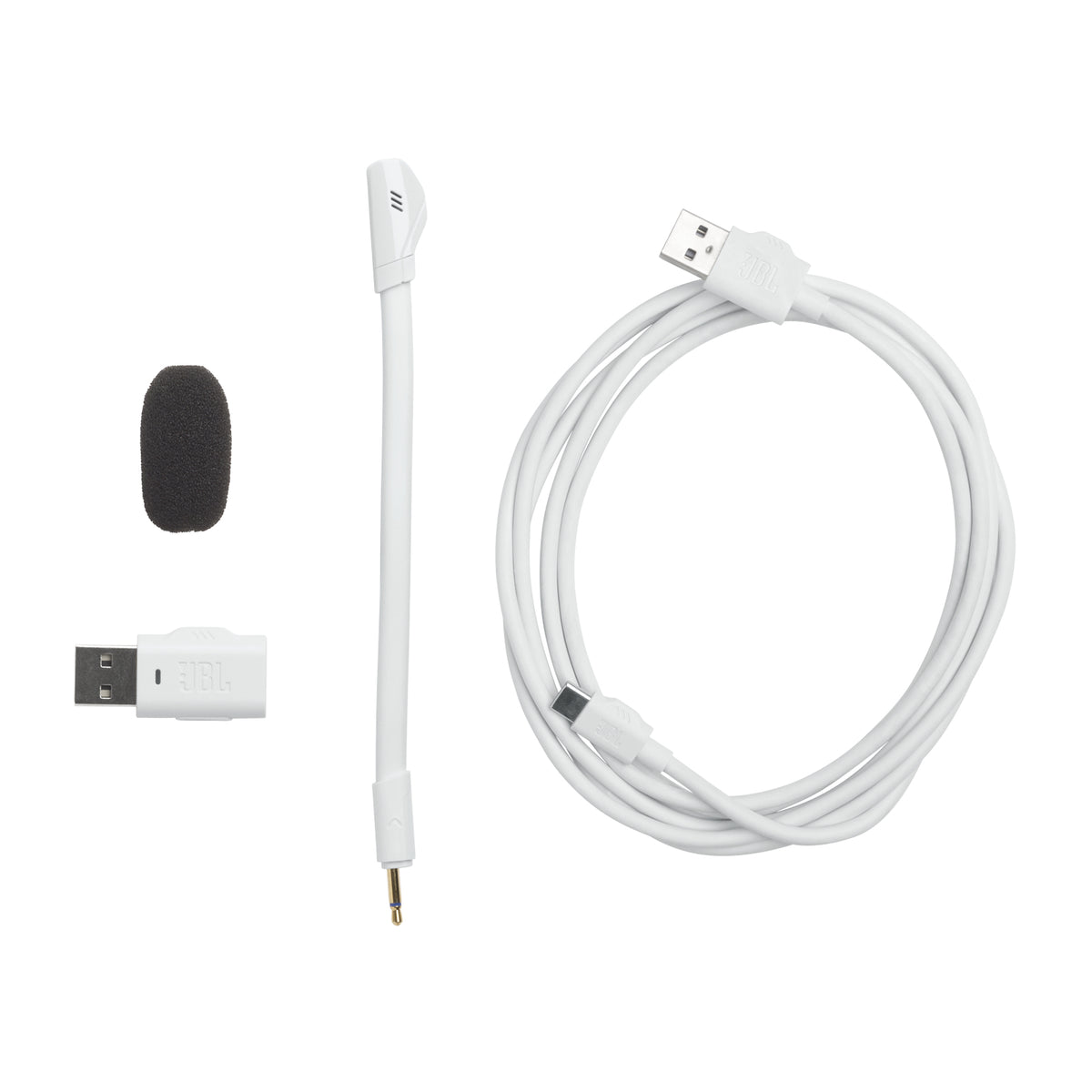 JBL Quantum 360P - Auricular - tamaño completo - Bluetooth/radiofrecuencia de 2,4 GHz - inalámbrico - blanco Guatemala
