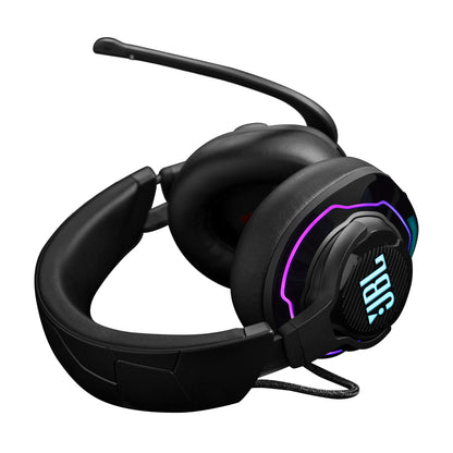 JBL Quantum 910 Wireless - Headset - full size - Bluetooth / 2.4 GHz radio frequency - wireless, wired - active noise canceling - 3.5 mm jack - black Guatemala