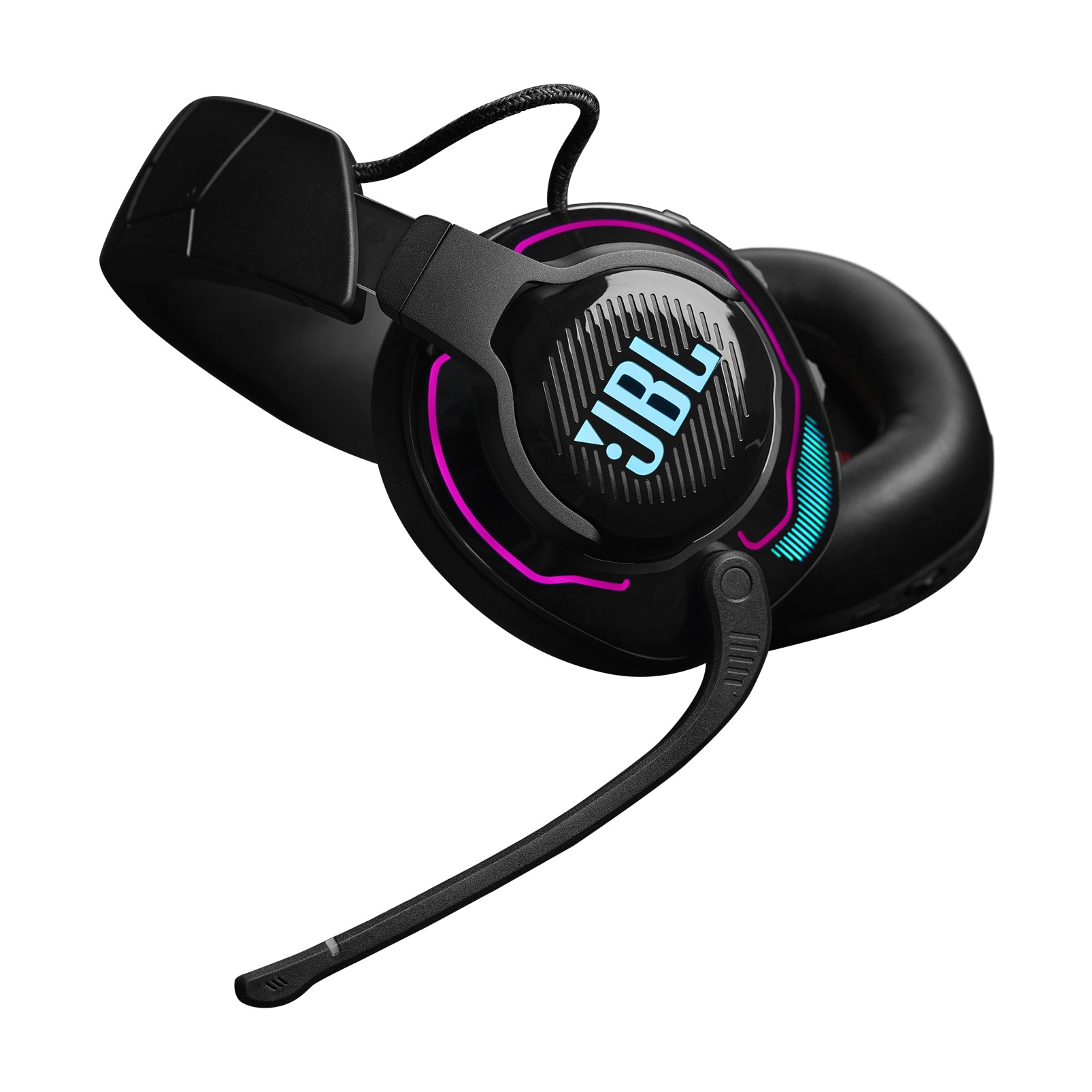 JBL Quantum 910 Wireless - Headset - full size - Bluetooth / 2.4 GHz radio frequency - wireless, wired - active noise canceling - 3.5 mm jack - black Guatemala