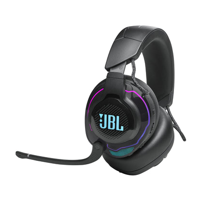 JBL Quantum 910 Wireless - Headset - full size - Bluetooth / 2.4 GHz radio frequency - wireless, wired - active noise canceling - 3.5 mm jack - black Guatemala