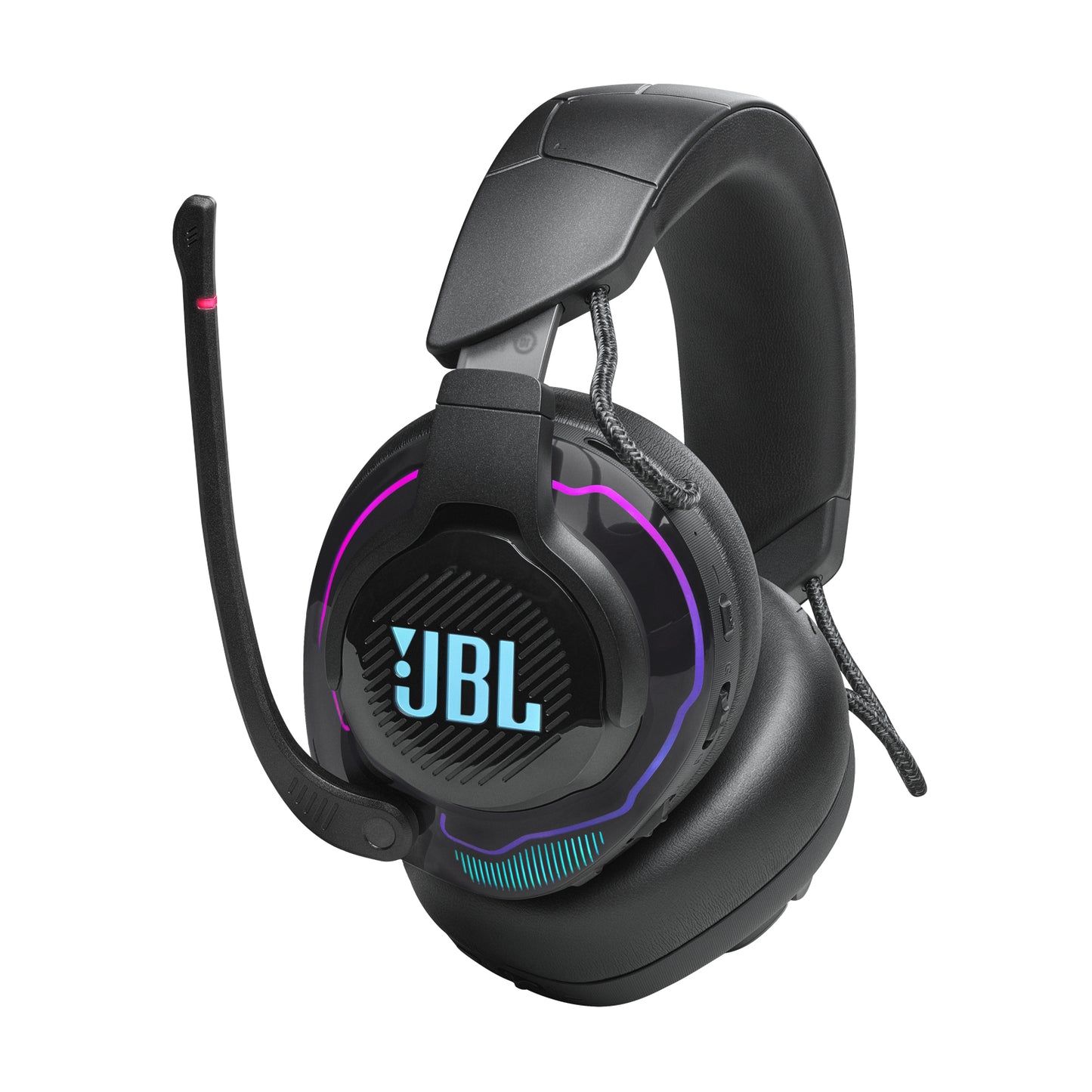 JBL Quantum 910 Wireless - Headset - full size - Bluetooth / 2.4 GHz radio frequency - wireless, wired - active noise canceling - 3.5 mm jack - black Guatemala
