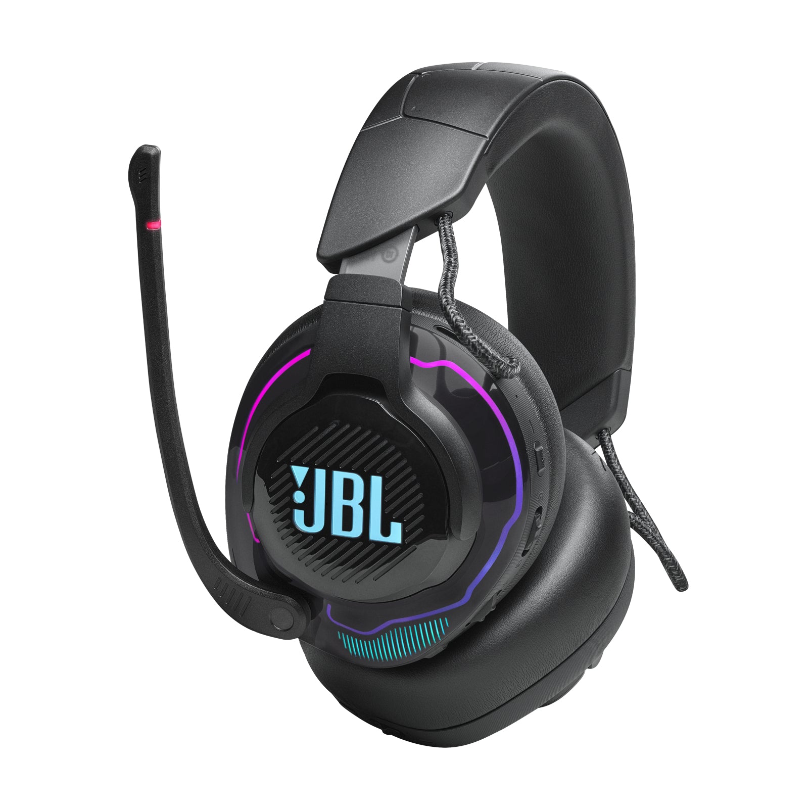 JBL Quantum 910 Wireless - Headset - full size - Bluetooth / 2.4 GHz radio frequency - wireless, wired - active noise canceling - 3.5 mm jack - black Guatemala