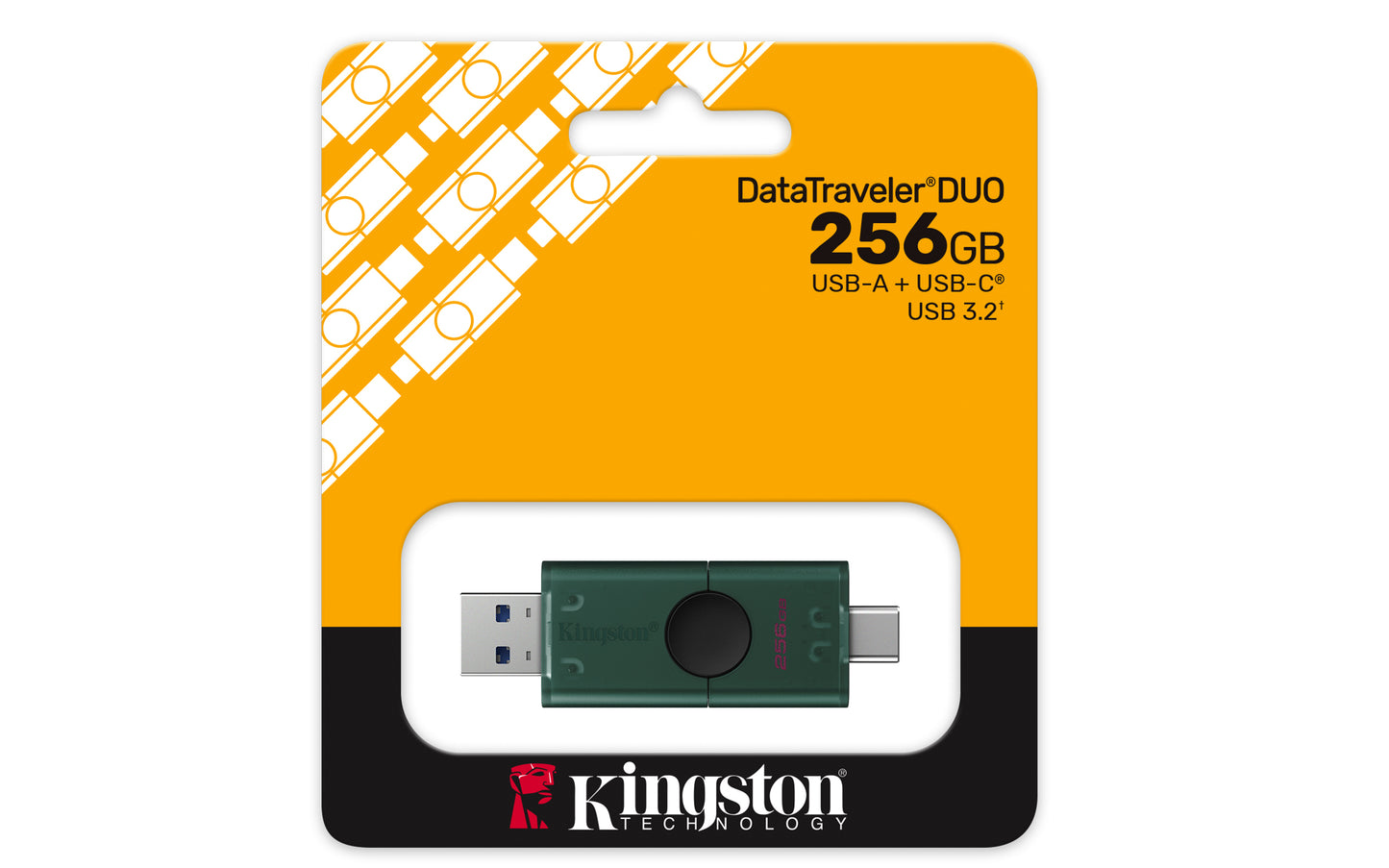 Kingston 256GB USB-A + USB-C 3.2 Gen 1 DataTraveler DuoG2 Guatemala