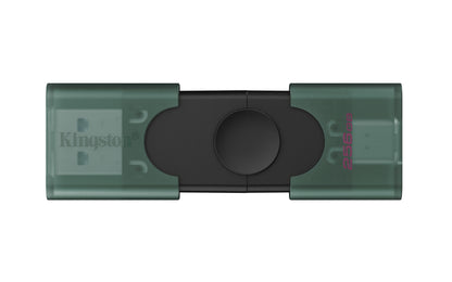 Kingston 256GB USB-A + USB-C 3.2 Gen 1 DataTraveler DuoG2 Guatemala