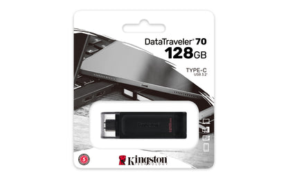 Kingston DataTraveler 70 - Unidad flash USB - 128 GB - USB-C 3.2 Gen 1 Guatemala