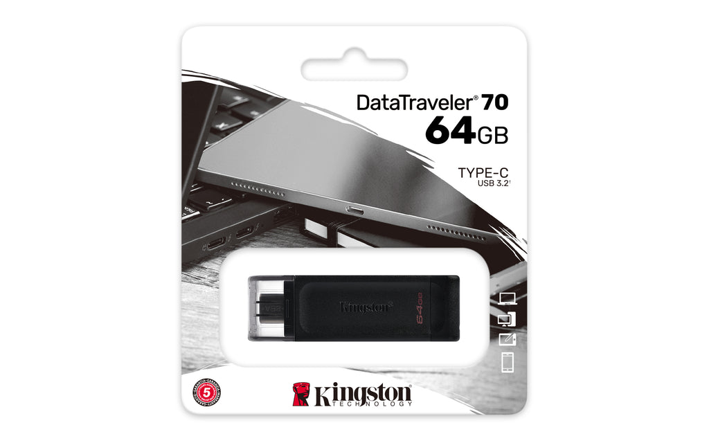 Kingston DataTraveler 70 - Unidad flash USB - 64 GB - USB-C 3.2 Gen 1 Guatemala