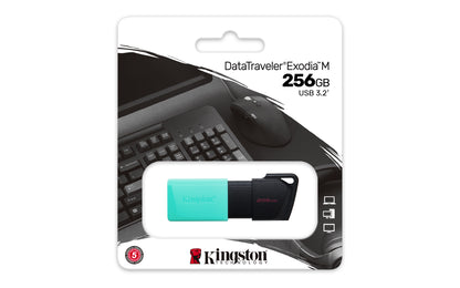 Kingston DataTraveler Exodia M - Unidad flash USB - 256 GB - USB 3.2 Gen 1 Guatemala