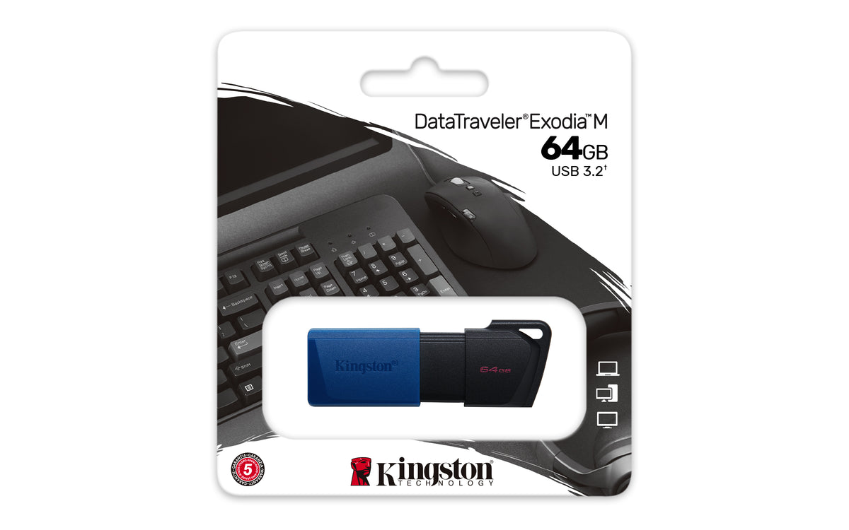 Kingston DataTraveler Exodia M - Unidad flash USB - 64 GB - USB 3.2 Gen 1 Guatemala