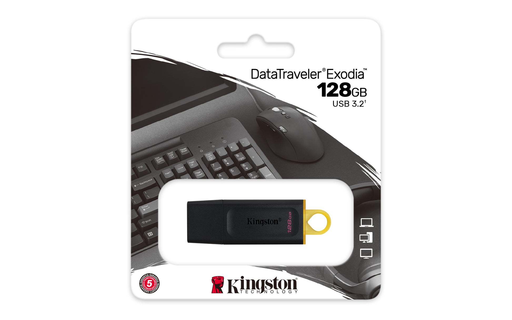 Kingston DataTraveler Exodia - Unidad flash USB - 128 GB - USB 3.2 Gen 1 Guatemala