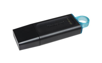 Kingston DataTraveler Exodia - Unidad flash USB - 64 GB - USB 3.2 Gen 1 - negro con turquesa Guatemala