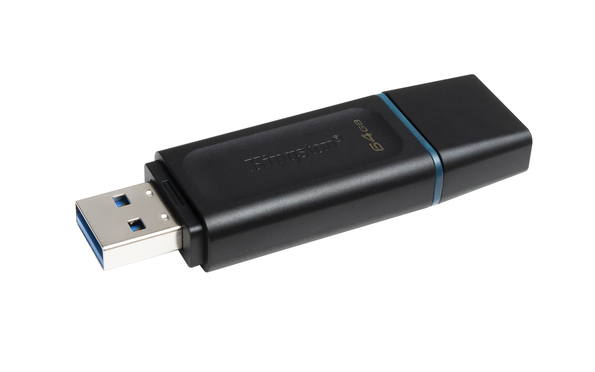 Kingston DataTraveler Exodia - Unidad flash USB - 64 GB - USB 3.2 Gen 1 - negro con turquesa Guatemala