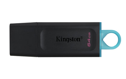 Kingston DataTraveler Exodia - Unidad flash USB - 64 GB - USB 3.2 Gen 1 - negro con turquesa Guatemala