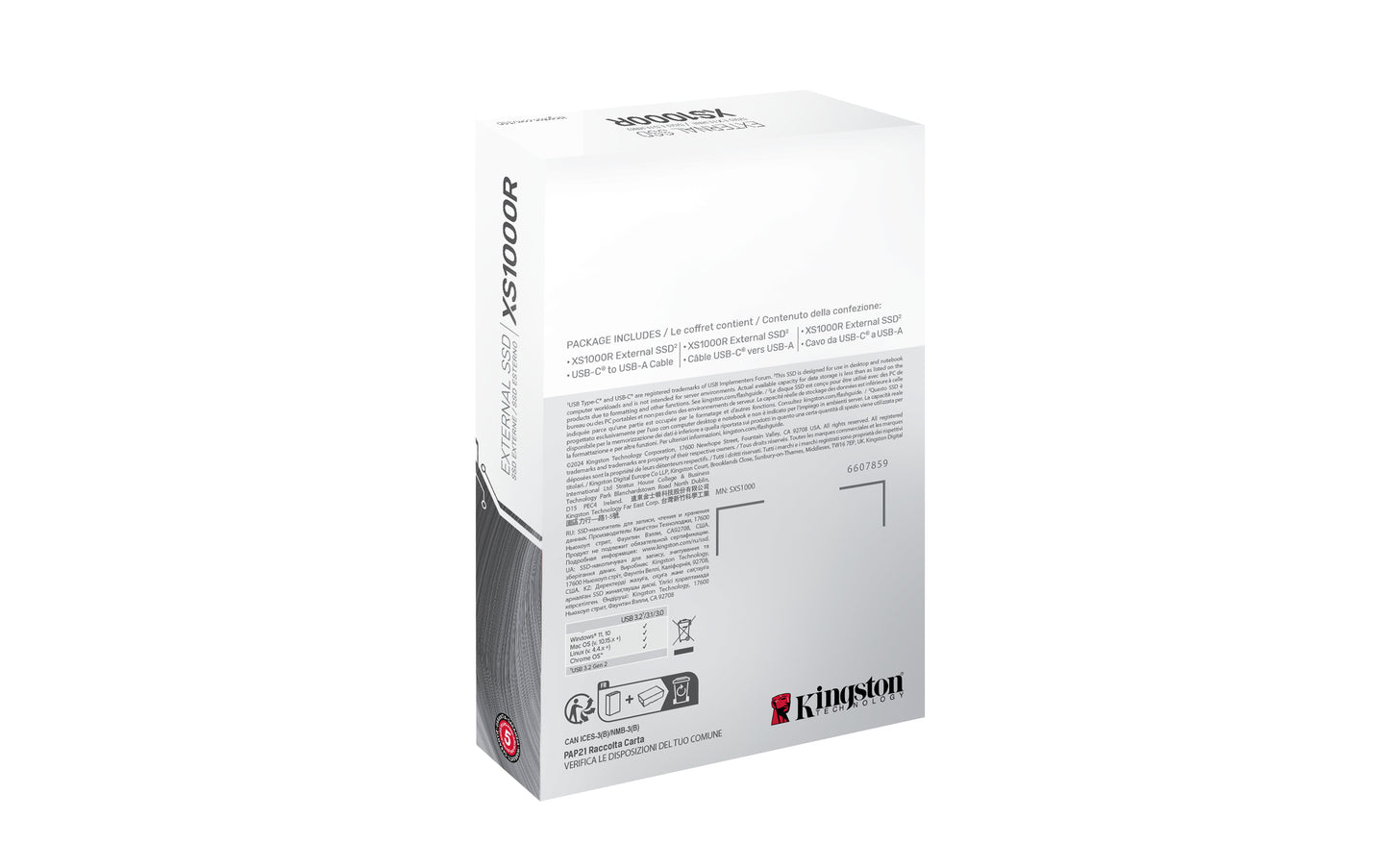 Kingston - External hard drive - 1 TB - Solid state drive Guatemala