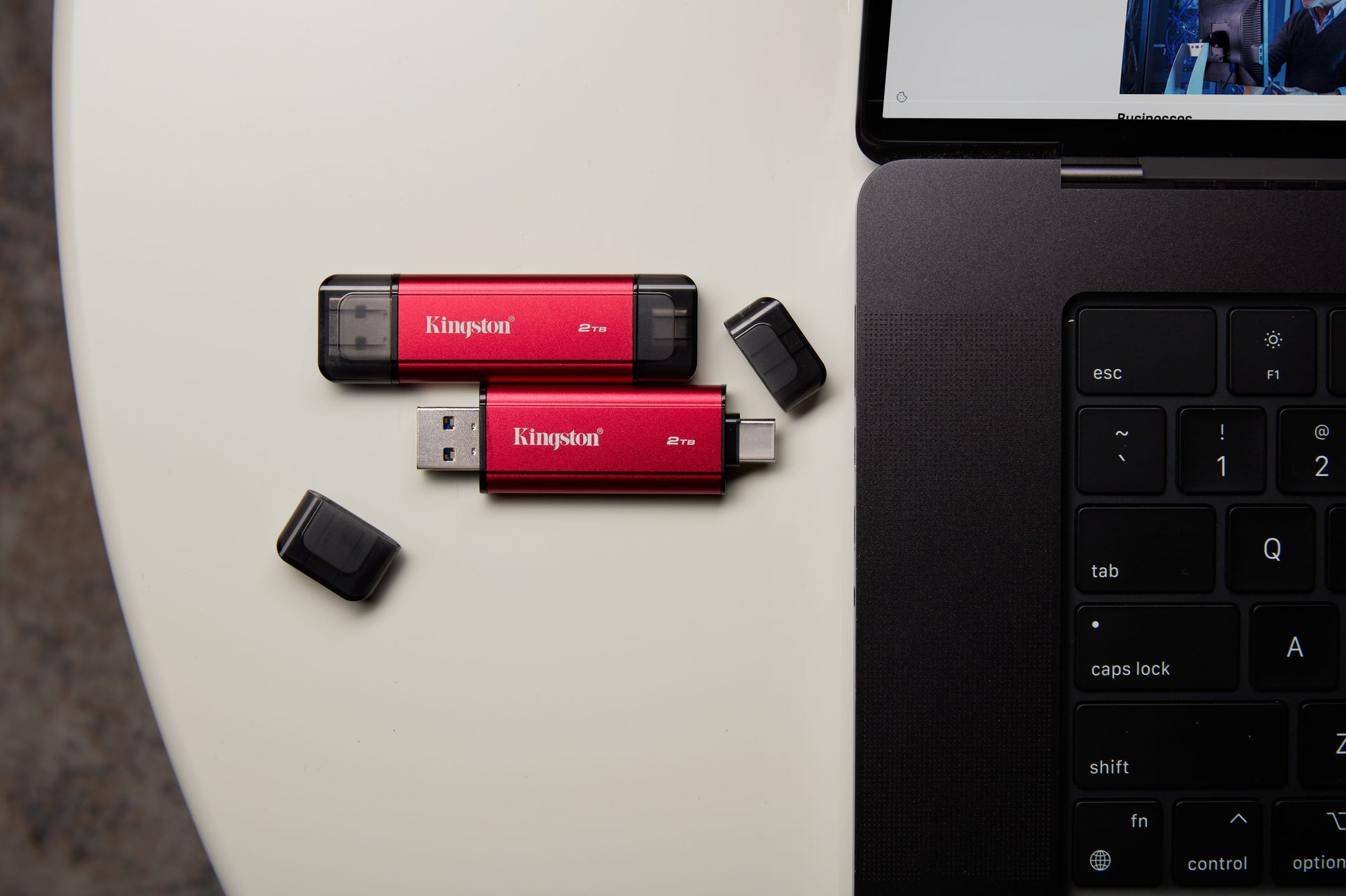 Kingston - External hard drive - 2TB Dual USB-A/C Portable SSD, Guatemala