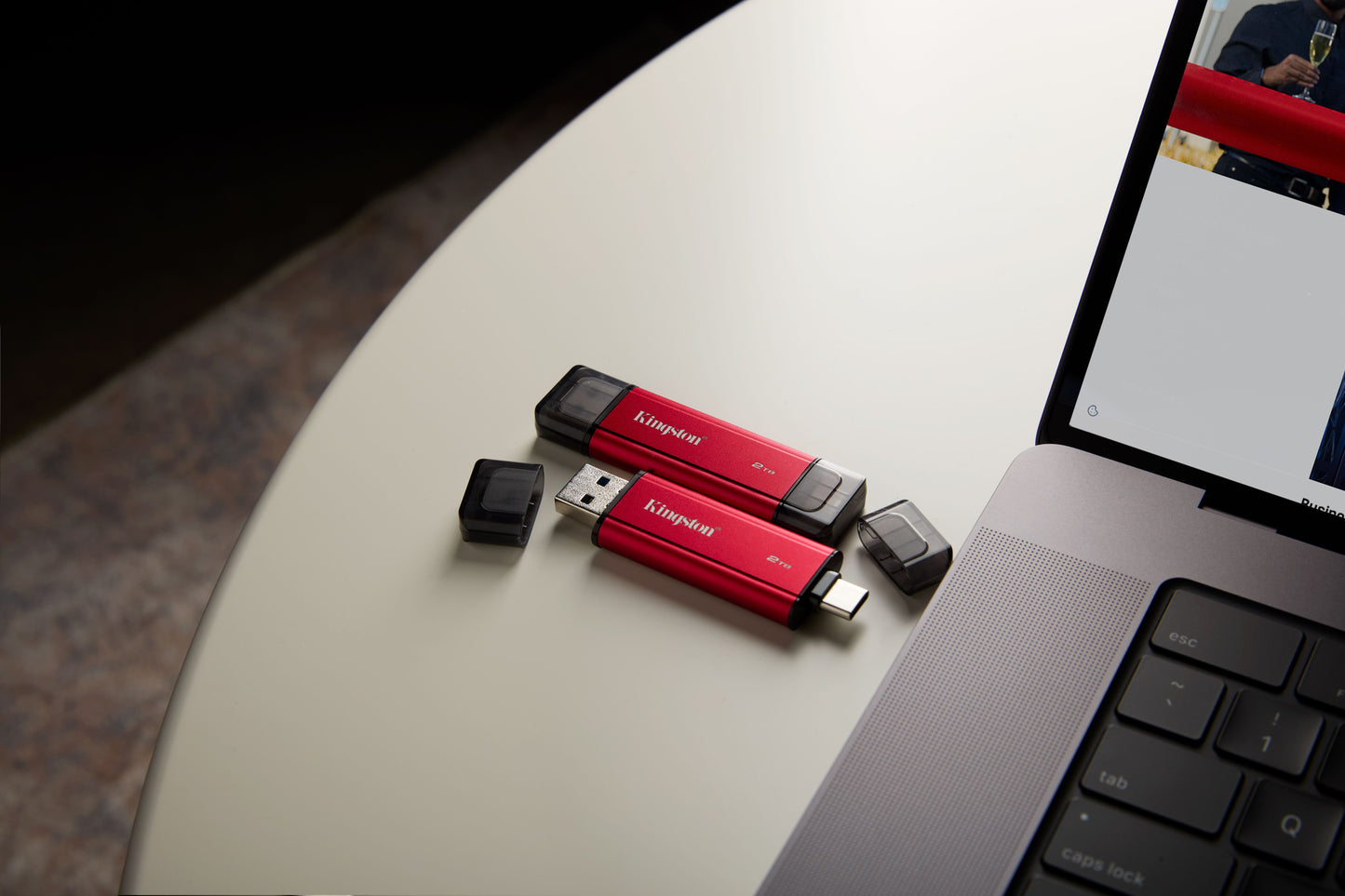 Kingston - External hard drive - 2TB Dual USB-A/C Portable SSD, Guatemala