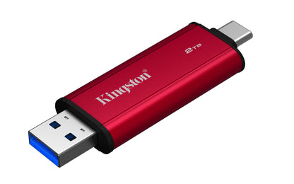 Kingston - External hard drive - 2TB Dual USB-A/C Portable SSD, Guatemala