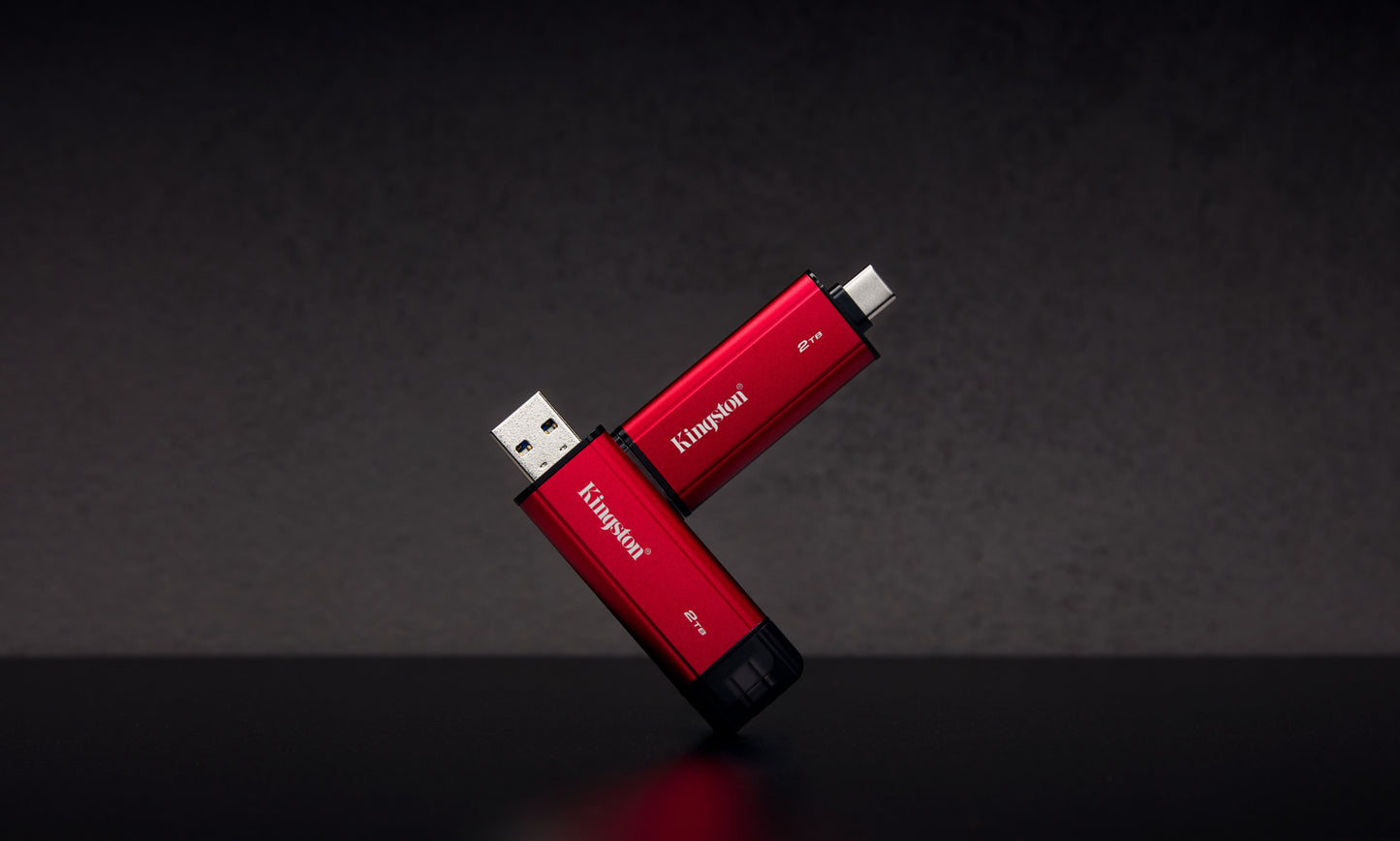 Kingston - External hard drive - 2TB Dual USB-A/C Portable SSD, Guatemala