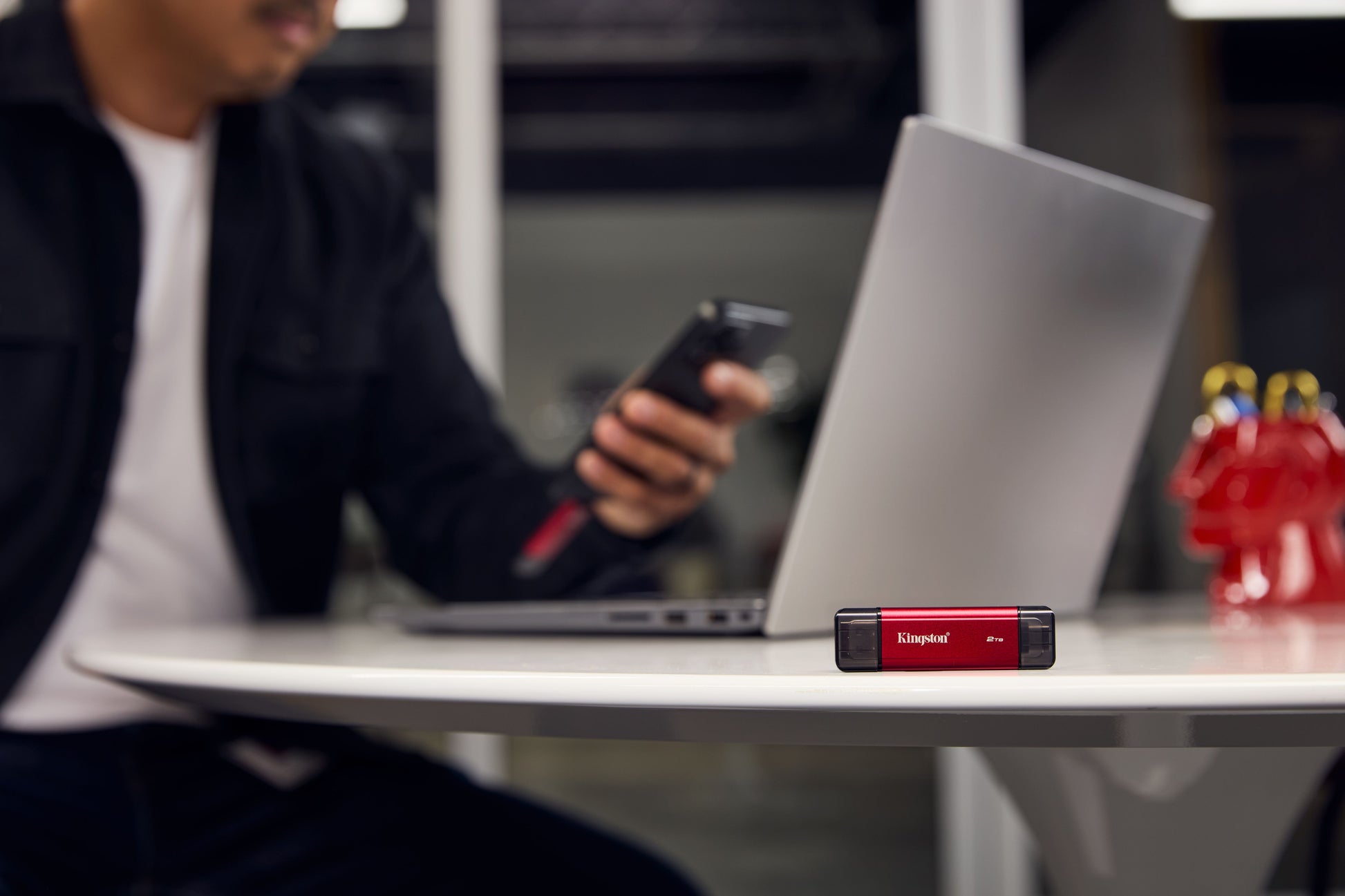 Kingston - External hard drive - 2TB Dual USB-A/C Portable SSD, Guatemala