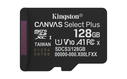 Kingston - Flash memory card - microSDHC - 128GB microSDXC Canvas Select Guatemala